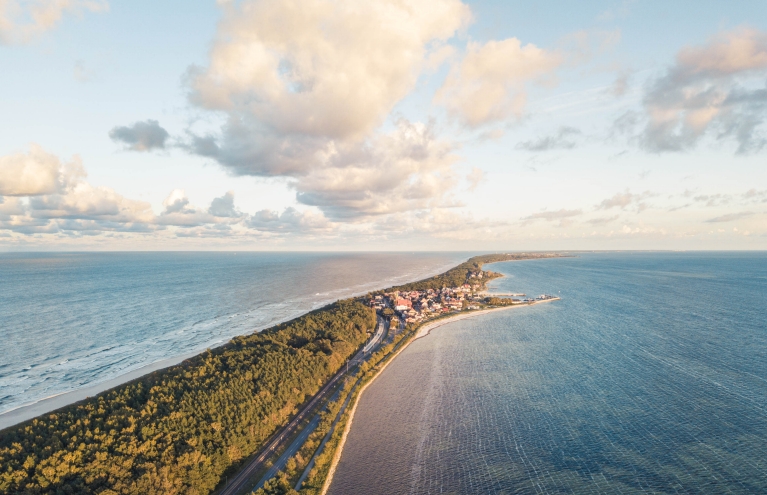 Hel Peninsula in Poland 