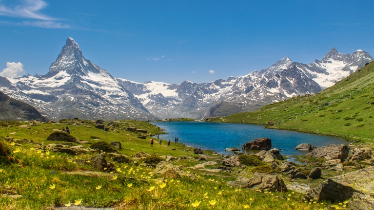 Landscape of Zermatt, Switzerland