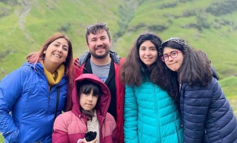 Gustavo's family in Scotland