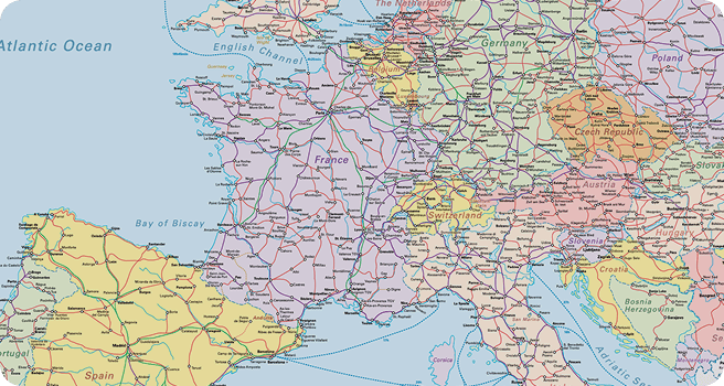 Train route map preview