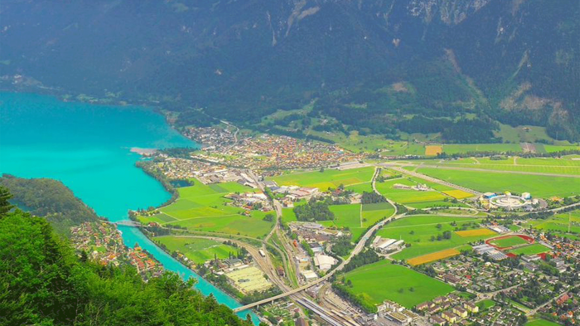 Switzerland-interlaken-aerial-view