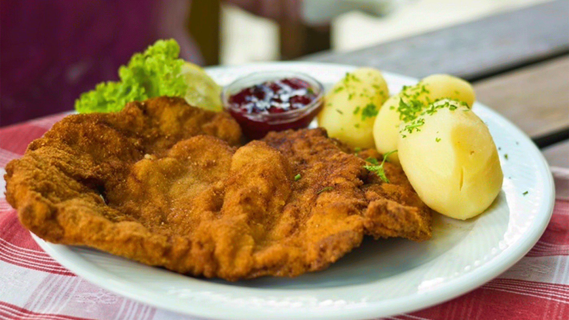 austriawiener-schnitzel-potatoes-mixed-salad-cranberry-jam