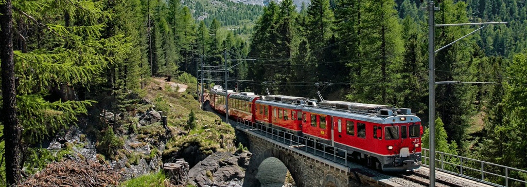switzerland-bernina-express-train-forest