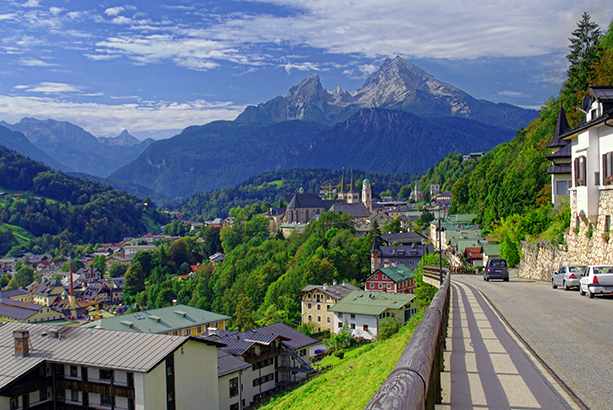 Het stadje Berchtesgaden