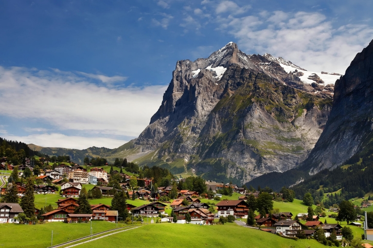 Atemberaubende Aussicht in Interlaken