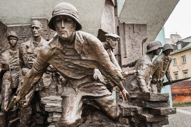     El monumento al Alzamiento de Varsovia  
