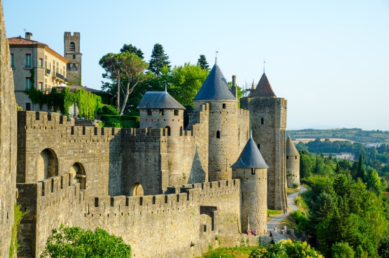 Het middeleeuwse fort van Carcassonne