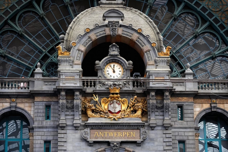 Gare ferroviaire d'Anvers, en Belgique