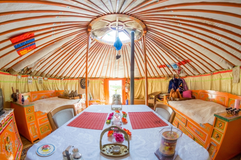 Interieur Airbnb tent