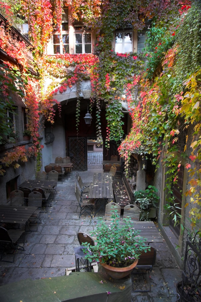     Bavarian courtyard  