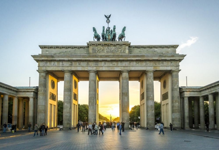 Das Brandenburger Tor in Berlin, Deutschland