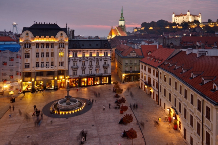 De oude stad van Bratislava
