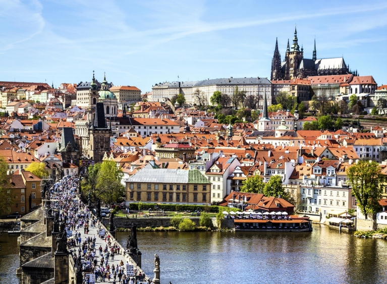 Landscape of Prague, Czech Republic