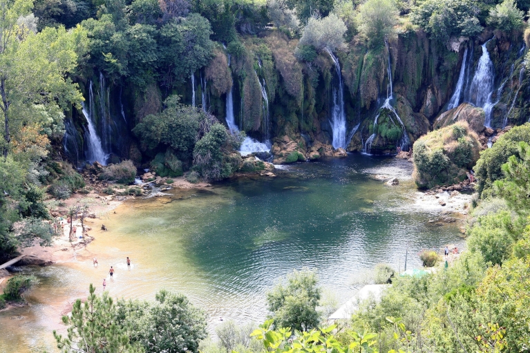 Watervallen van Kravica
