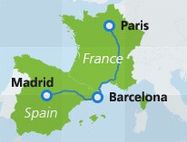 map-route-paris-barcelona-madrid
