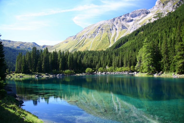 Mountain lake in Tyrol