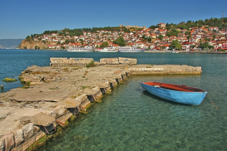 La côte d'Ohrid