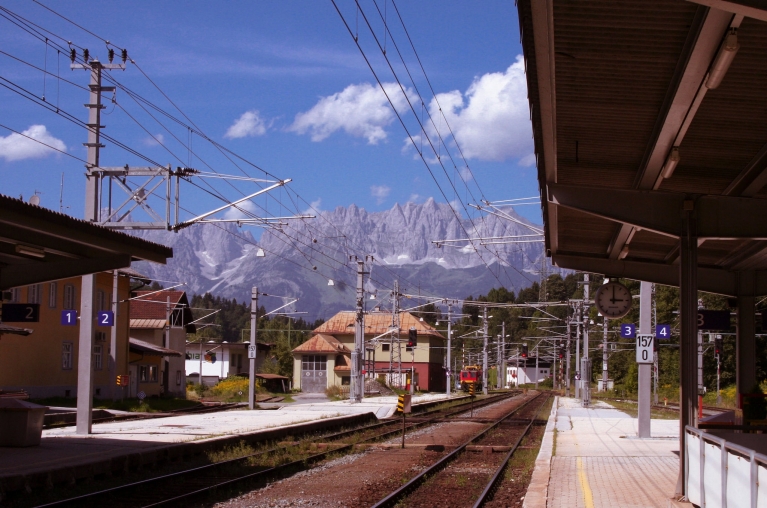 Treinstation van Kitzbühel