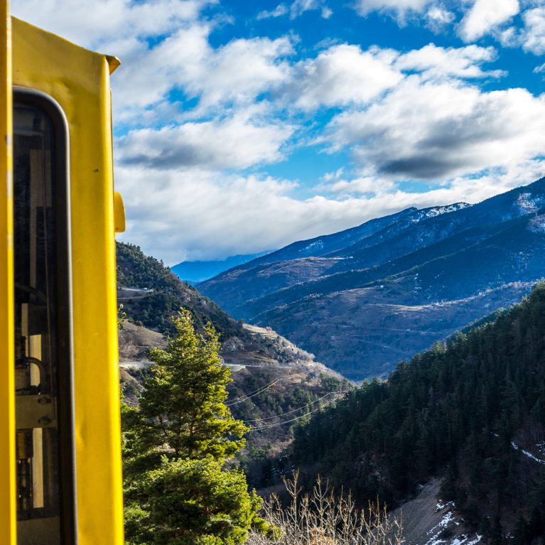 square-france-pyrenees-little-yellow-train-view-mountain-panorama