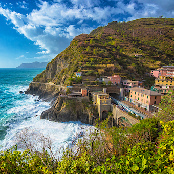 El hermoso paisaje de Cinque Terre