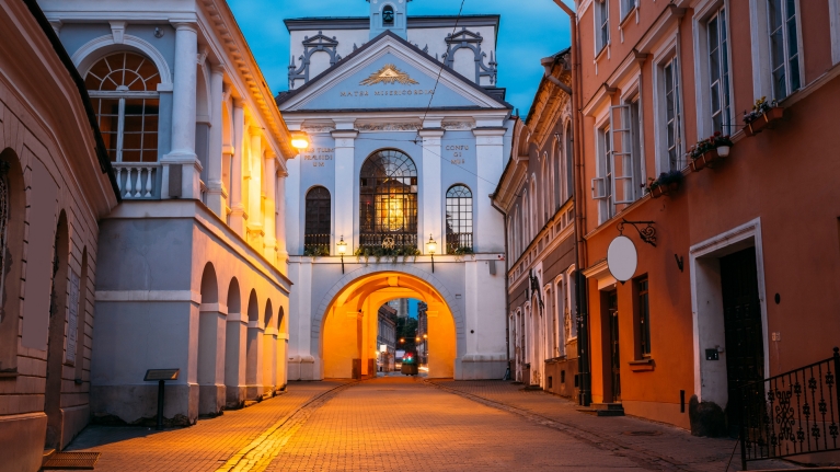 The Gate of Dawn in Vilnius, Lithuania