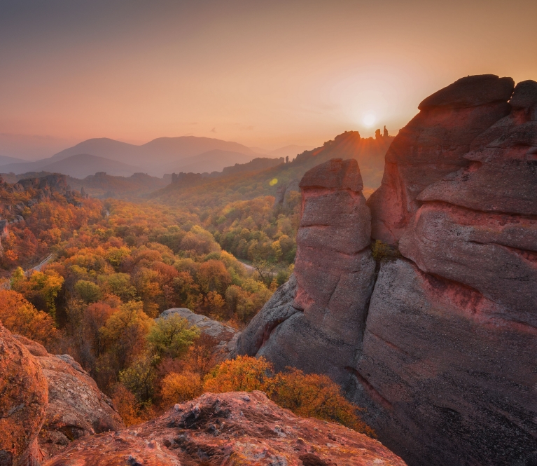 Belogradchik Rocks in autumn
