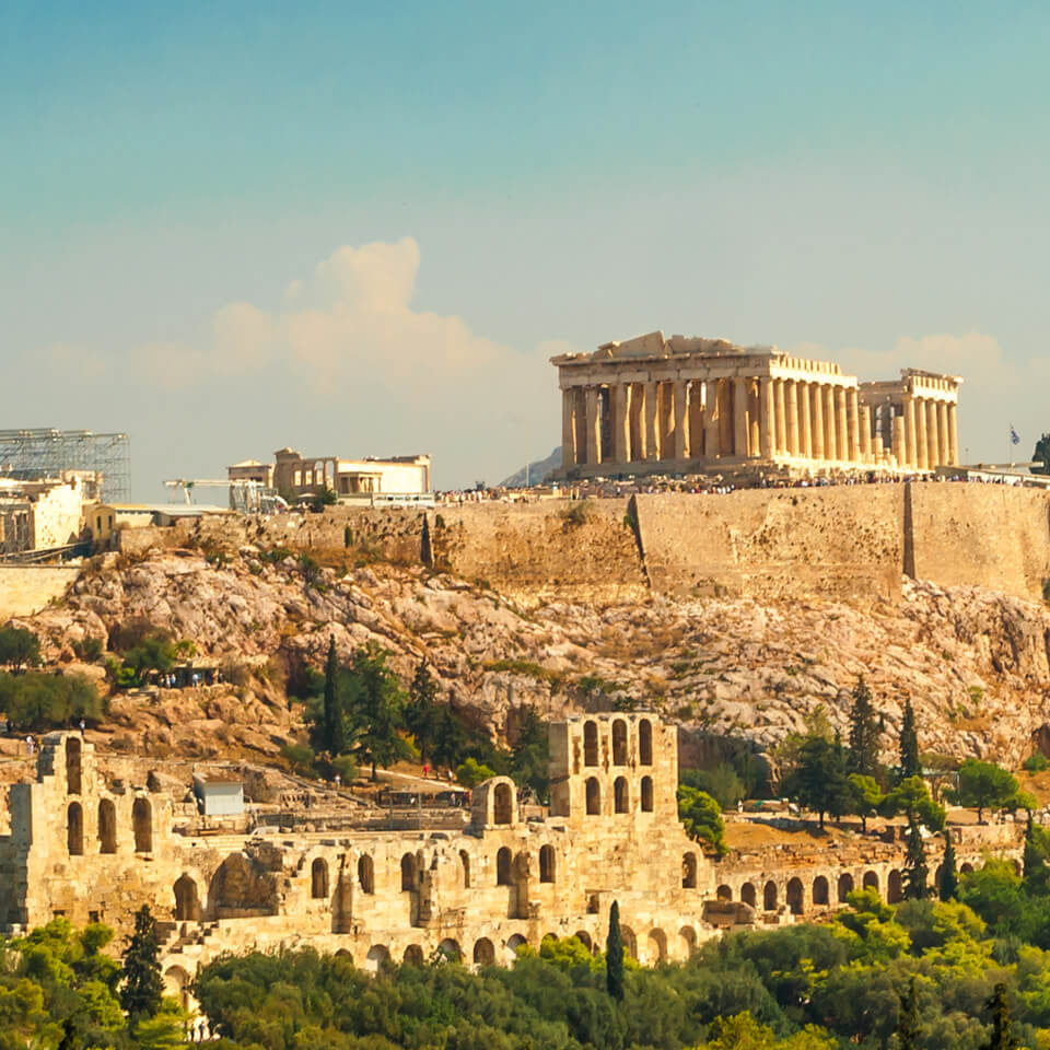 El templo del Partenón en la Acrópolis de Atenas | Explora Grecia en tren