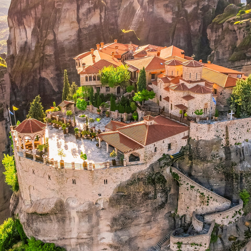 I monasteri di Meteora e Varlaam, vicino a Kalambaka, Grecia | Interrail Grecia